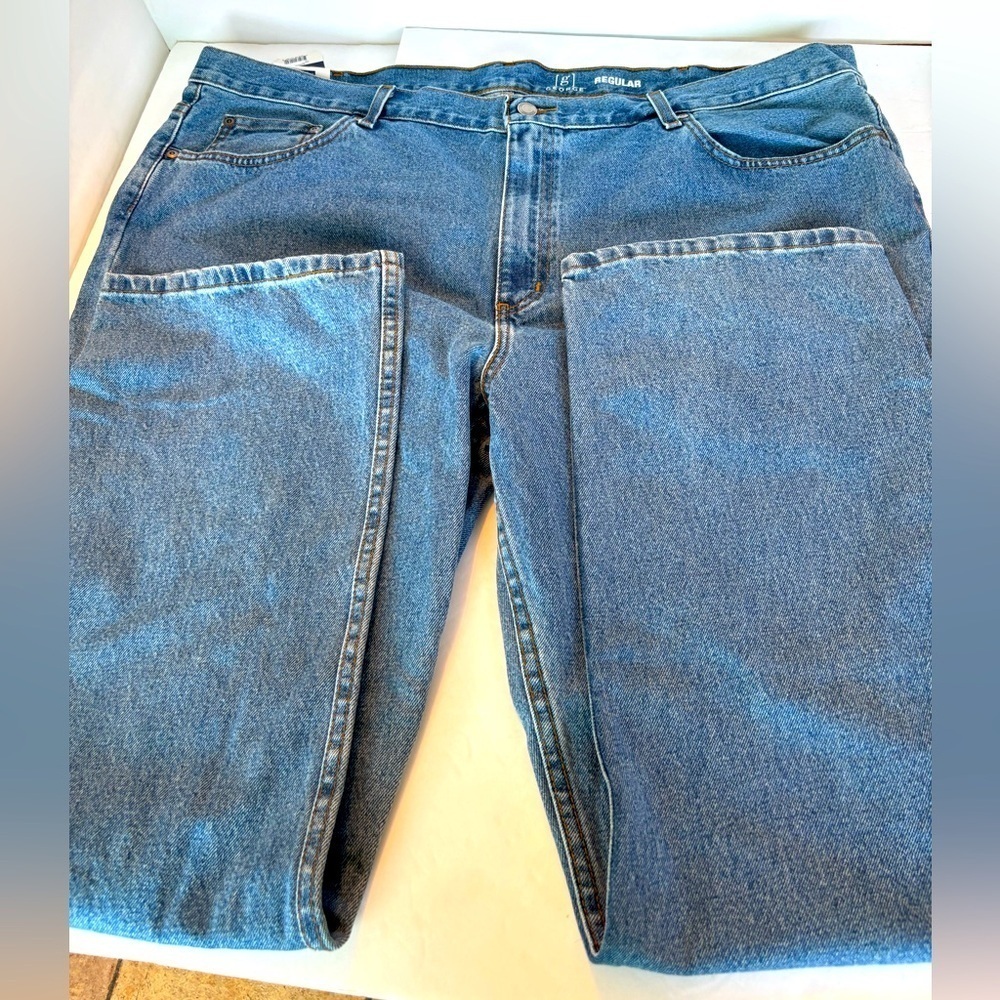 Men’s Big and Tall George Straight Leg Jeans